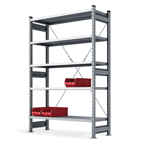 Стеллаж полочный СТ-031 2067x1066x500 (5 полок) (до 200 кг нагрузка.)