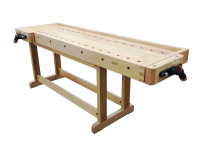 Верстак деревянный ПЕТРОГРАДЪ, серия Premium, 2000* 600мм, с пазом, ПТ- HV516, БТ- HV516