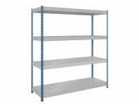 Металлический стеллаж складской SB 200X183X61/4 с оцинкованным настилом