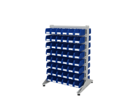 Стеллаж для пластиковых лотков SORTEX двухсторонний 1500x1000x800.02