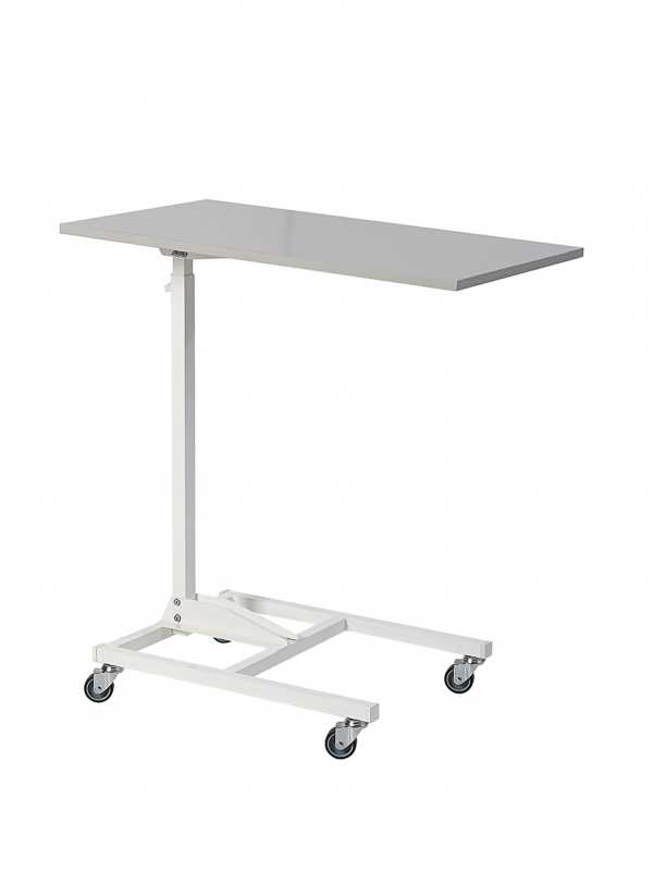 Столик медицинский прикроватный СтПр-«МСК» (столешница ЛДСП) с импортными колесами МСК-511
