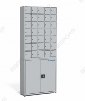 Шкаф абонента металлический на 35+1 ячеек ША-36-С