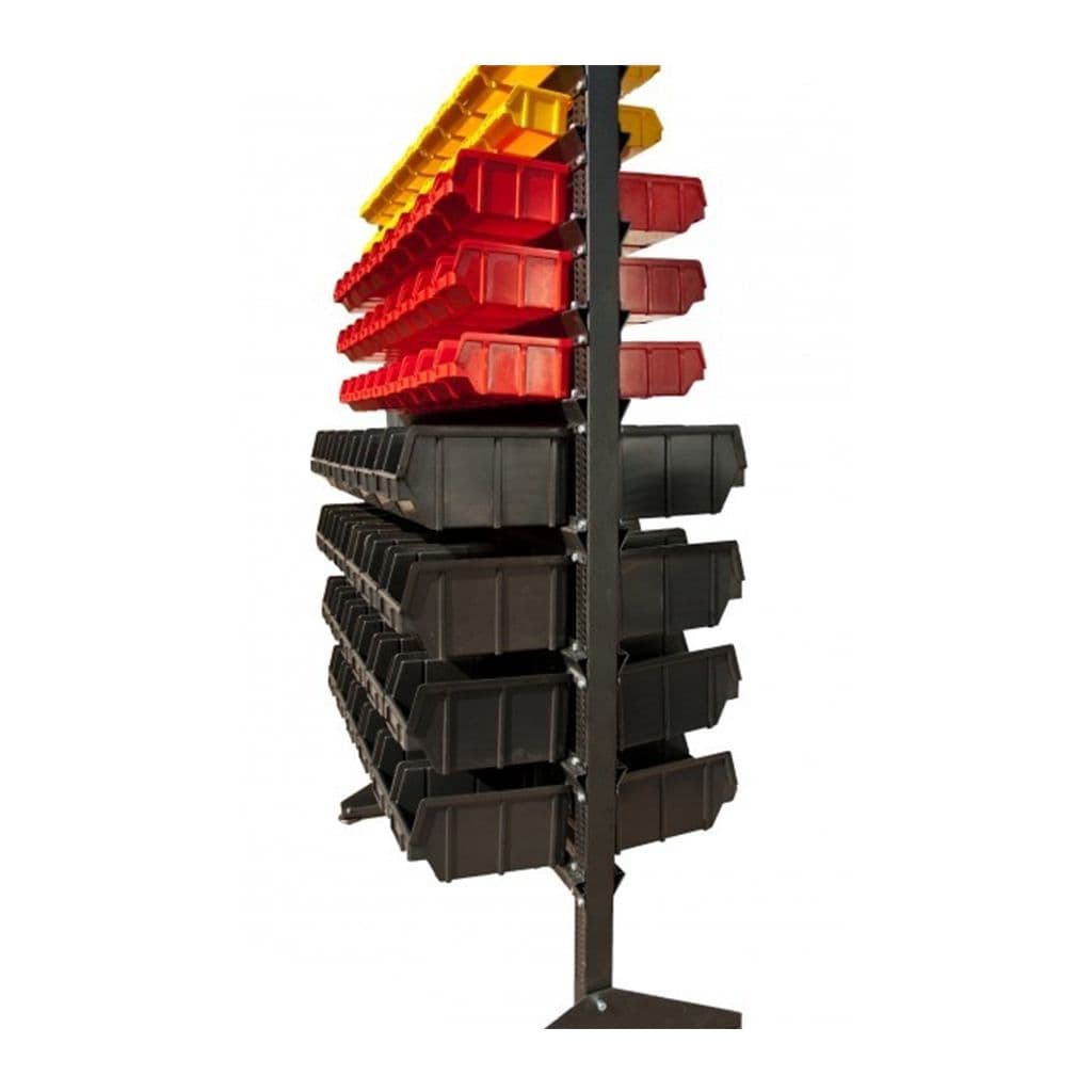 Стеллаж с пластиковыми ящиками 1502-2/3/4