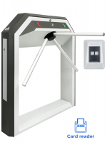 Комплект тумбового турникета со встроенным картоприемником «STR-03KEС»