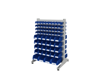 Стеллаж для пластиковых лотков SORTEX двухсторонний 1500x1000x800.05