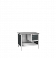 Слесарный верстак с оцинкованной столешницей ВЛ-К-100-04