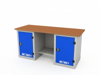 Верстак двухтумбовый WOKER PRO 2101.1500