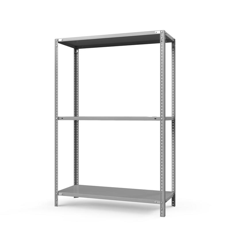 Стеллаж для офиса MS Strong 2550x1200x300 (3 полки)