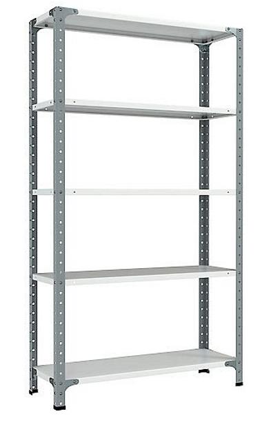 Стеллаж полочный для склада СТ-012 1800x1000x500 (125 кг нагрузки ) (5 полок)