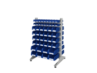 Стеллаж для пластиковых лотков SORTEX двухсторонний 1500x1000x800.06