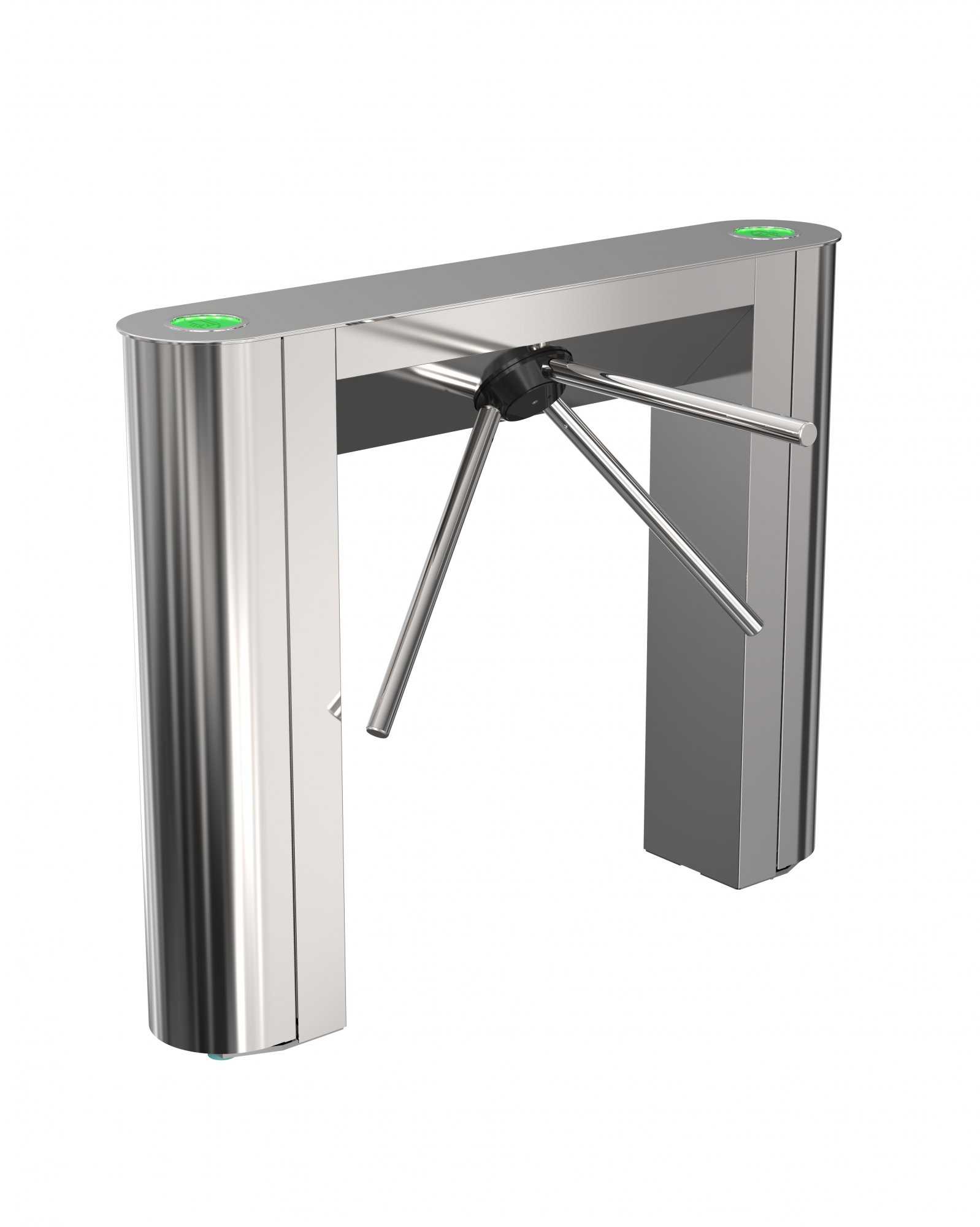 Тумбовый турникет «ТТ10М1/КПпр» (нержавеющая сталь)