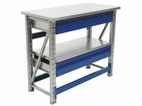 Столярный металлический верстак MASTER (№105) MT100.MF1/MF1.201