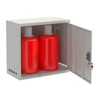 Шкаф для газовых баллонов ШГР 27-2-4(2x27л)
