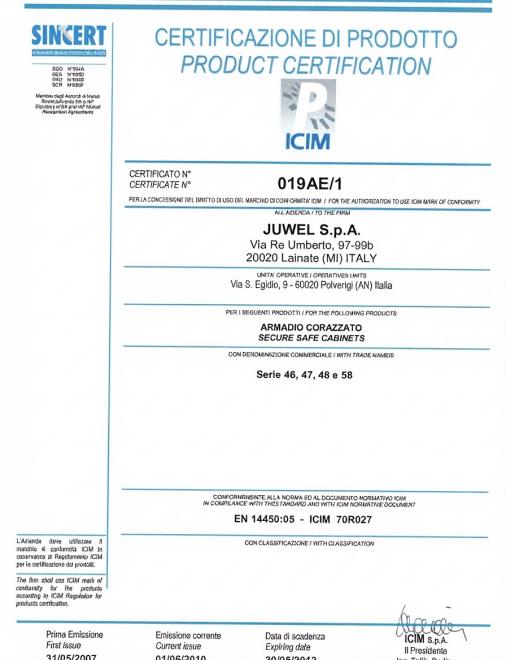 Сейф для офиса Juwel 4775 Сейф для офиса Juwel 4775