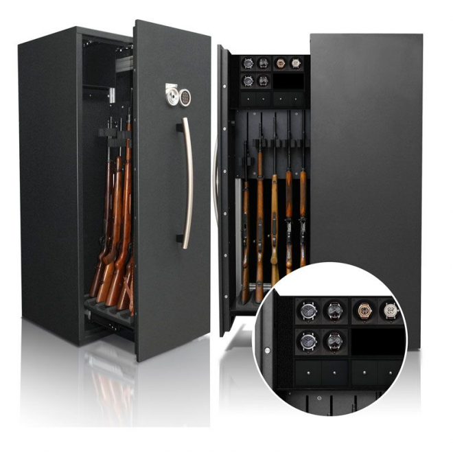 Взломозащищенный сейф Armando G Gladiator Watches&Jewers Edition лак