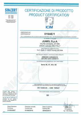 Сейф для офиса Juwel 4875